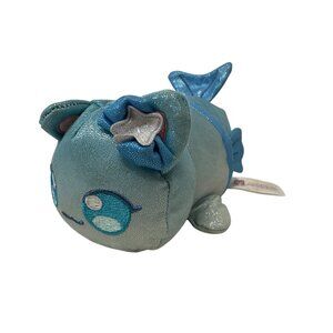 Aphmau MeeMeow Mini Blue Mermaid Cat Plush Stuffed Animal Toy 6"